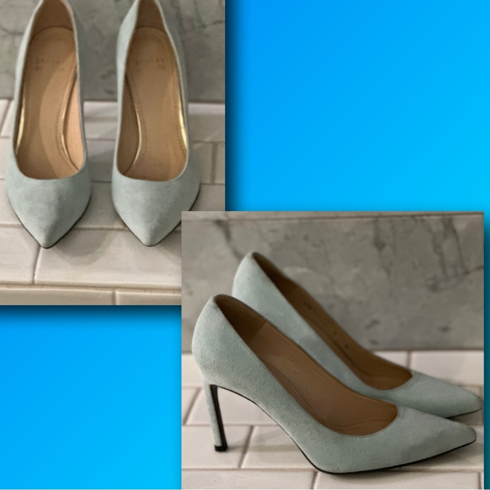 Stuart Weitzman Light Blue Heels-size 5